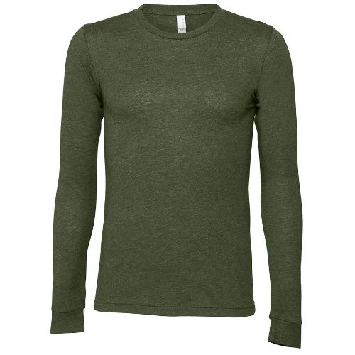 Bella Canvas Unisex Jersey Long Sleeve Tee Military Green